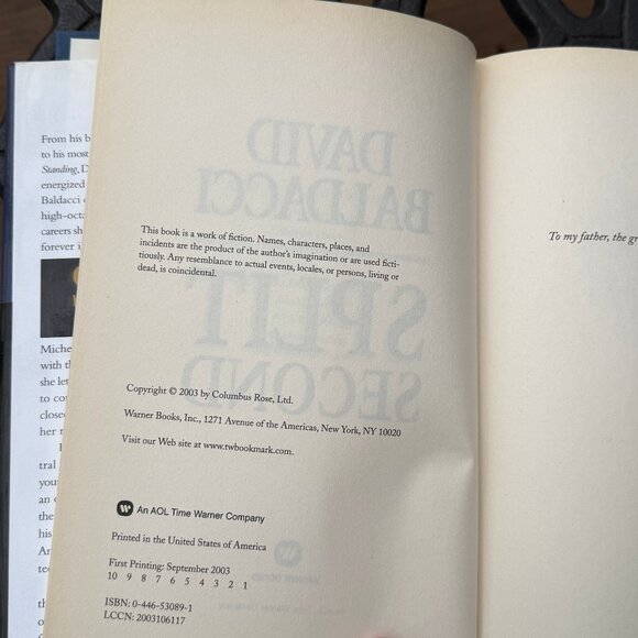 David Baldacci Hardback Book Bundle – Split Second & Last Man Standing - Picture 10 of 12